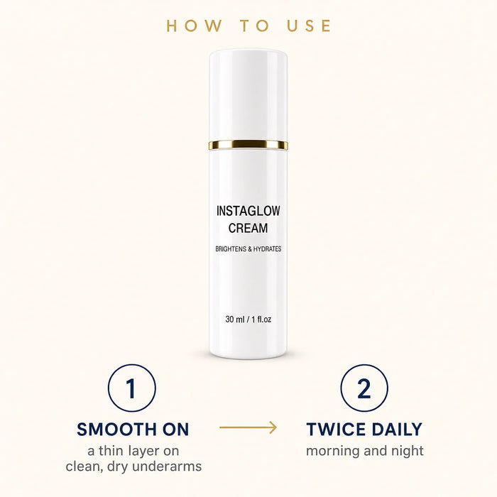 How to use, smooth on twice daily